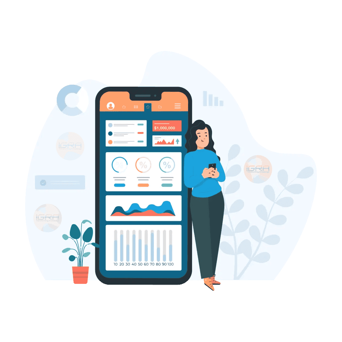 IGRA Professional CRM Software Interface